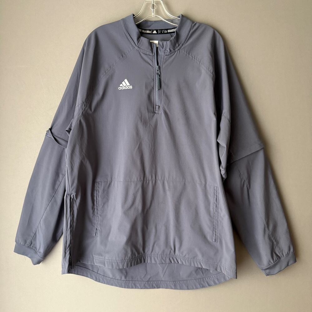 Adidas sz L blue pullover‎ Jacket